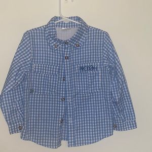 PRODOH KIDS Gingham Fishing Shirt UPF50 (like new)